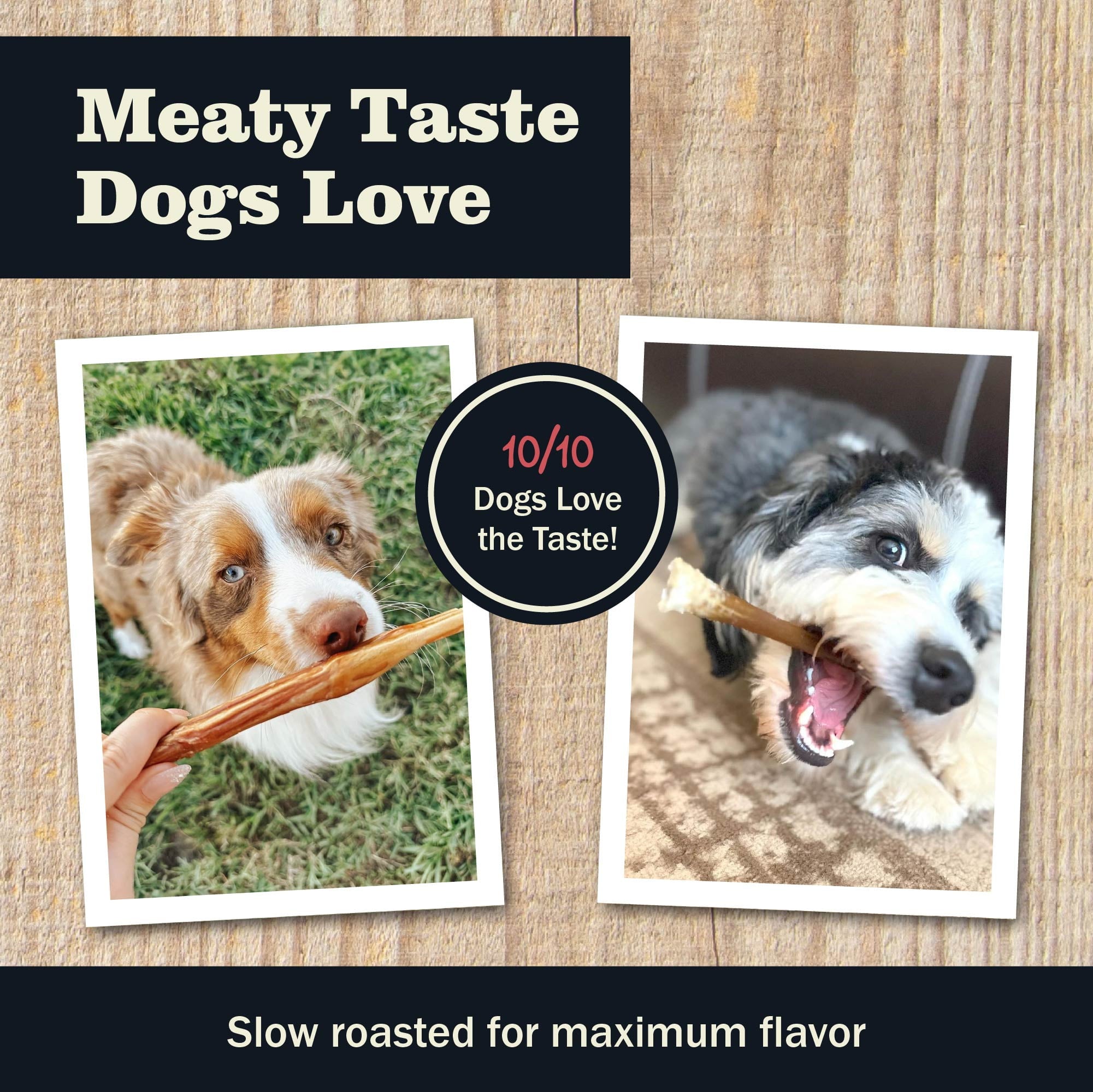 Redbarn All Natural 5-8” Bully Sticks for Small & Large Dogs - Healthy Long Lasting Chews Variety Party Pack - 100% Beef Single Ingredient Low Odor Rawhide Free Dental Treats Made in USA - 8 oz Bag