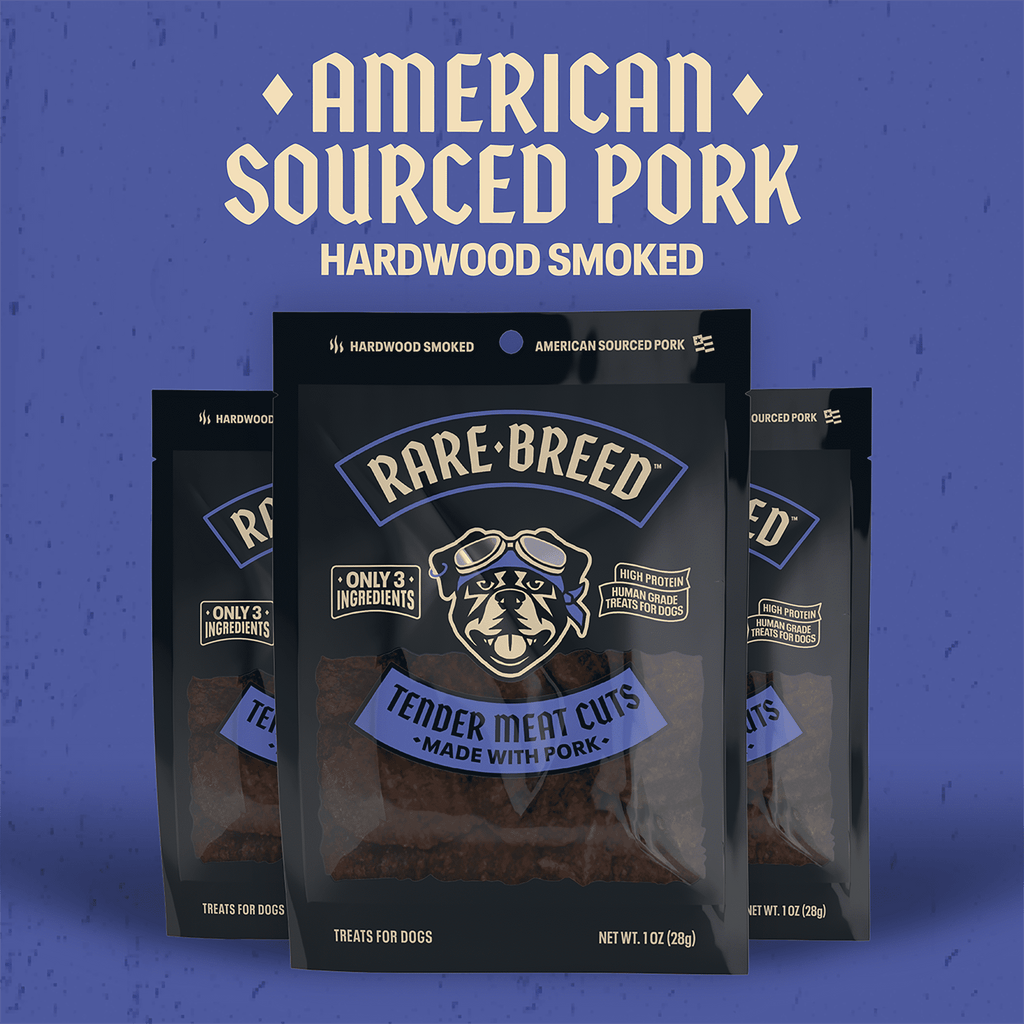 Rare Breed Pet Treats, Made with Pork, Dog Treats, Tender Meat Cuts, 1 Ounce