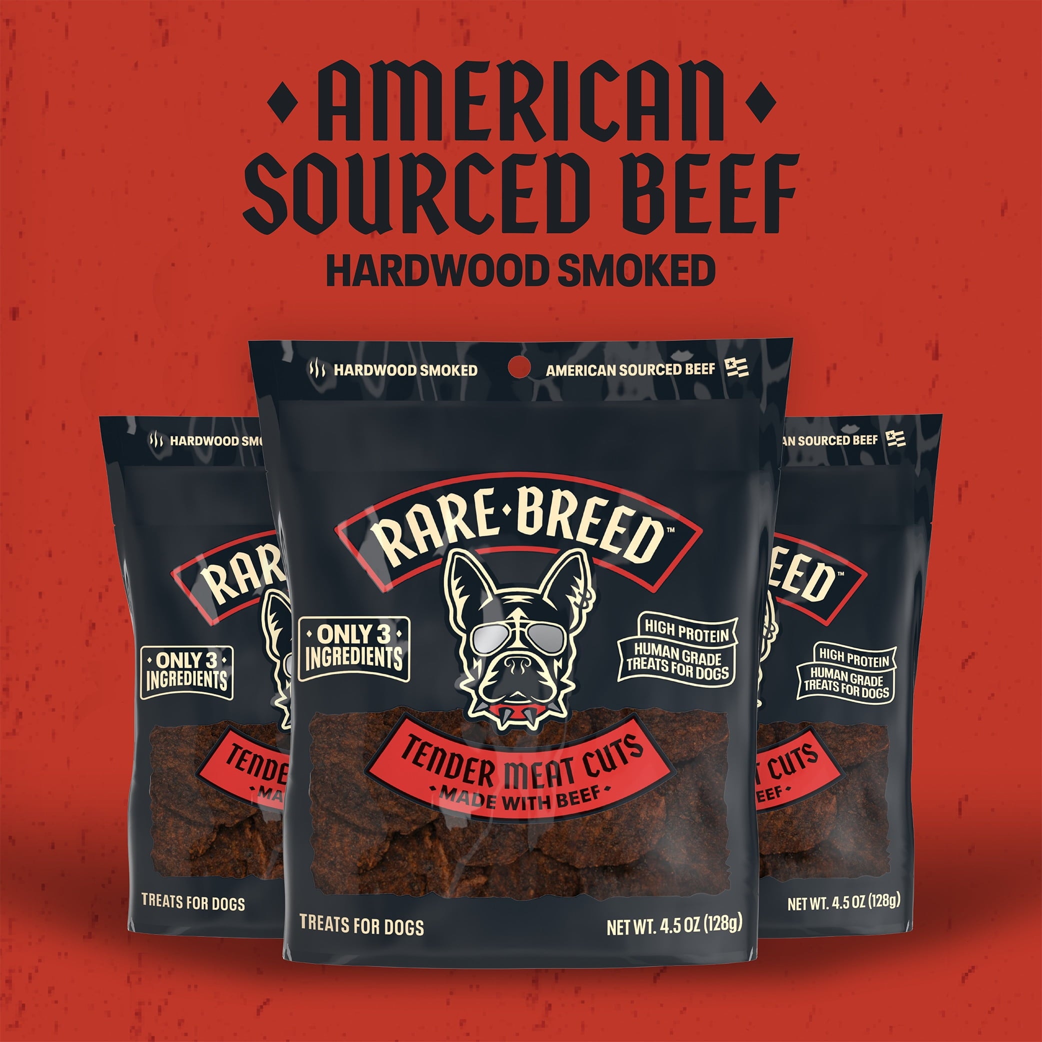 Rare Breed Tender Meat Cuts, Made With Beef, 4.5 ounce