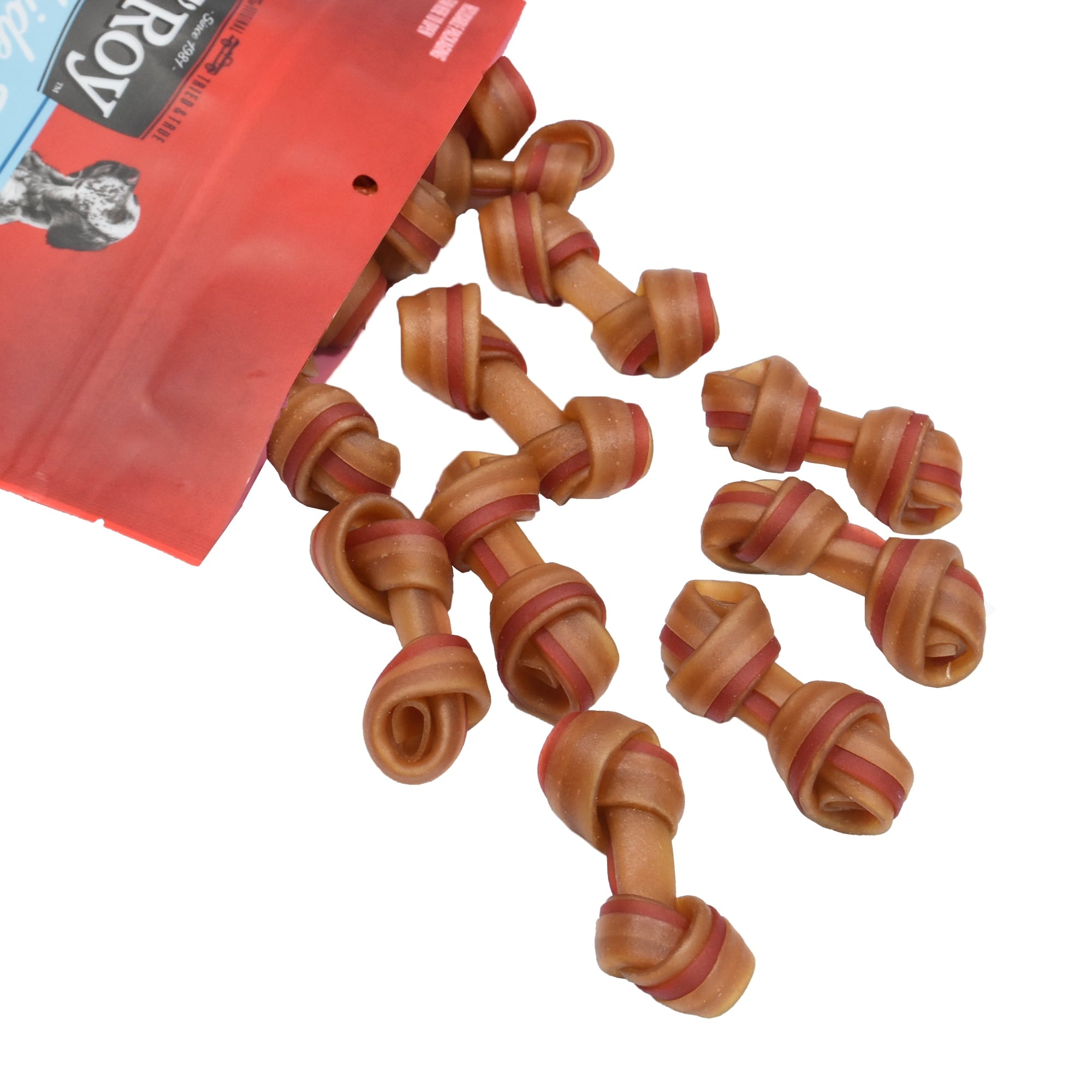 Ol' Roy 2.5" Rawhide Free Mini Knotted Peanut Butter Flavored Bones, Chews for Dogs, 14 oz, 25 Count