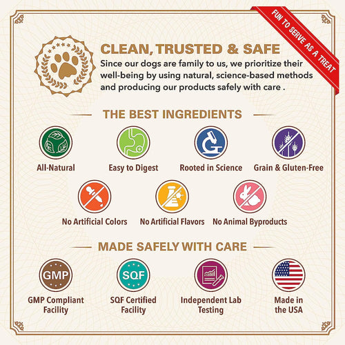 Bernie's Charming Chompers - Daily Dental Chews for Dogs 26-50 Lbs. - 18 Count - Cleans Teeth, Freshens Breath, + Boosts Oral-Gut Microbiome. Easy to Digest, Supports Healthy Digestion Naturally