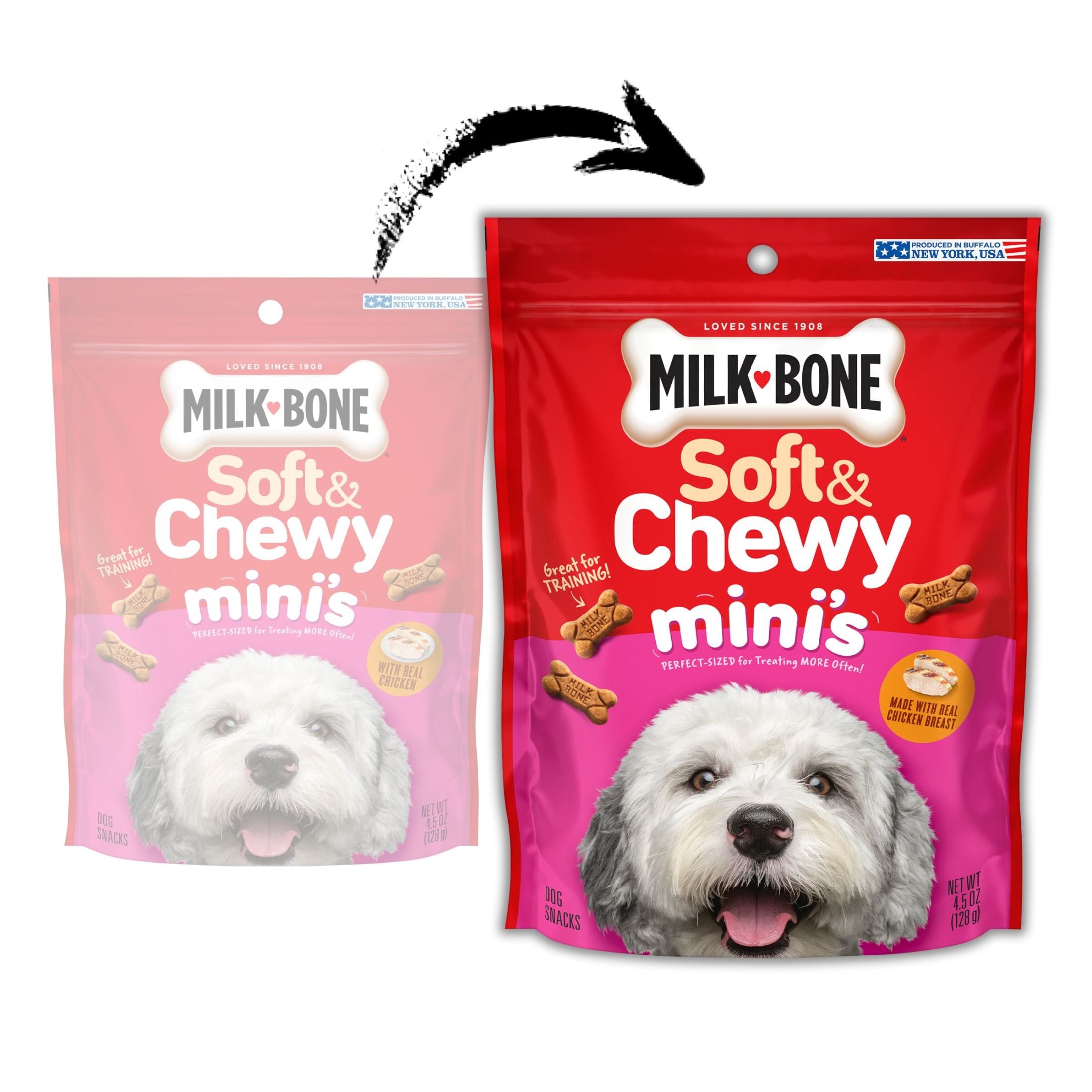 Milk Bone Soft & Chewy Mini’s Dog Treats Made With Real Chicken, 4.5 oz