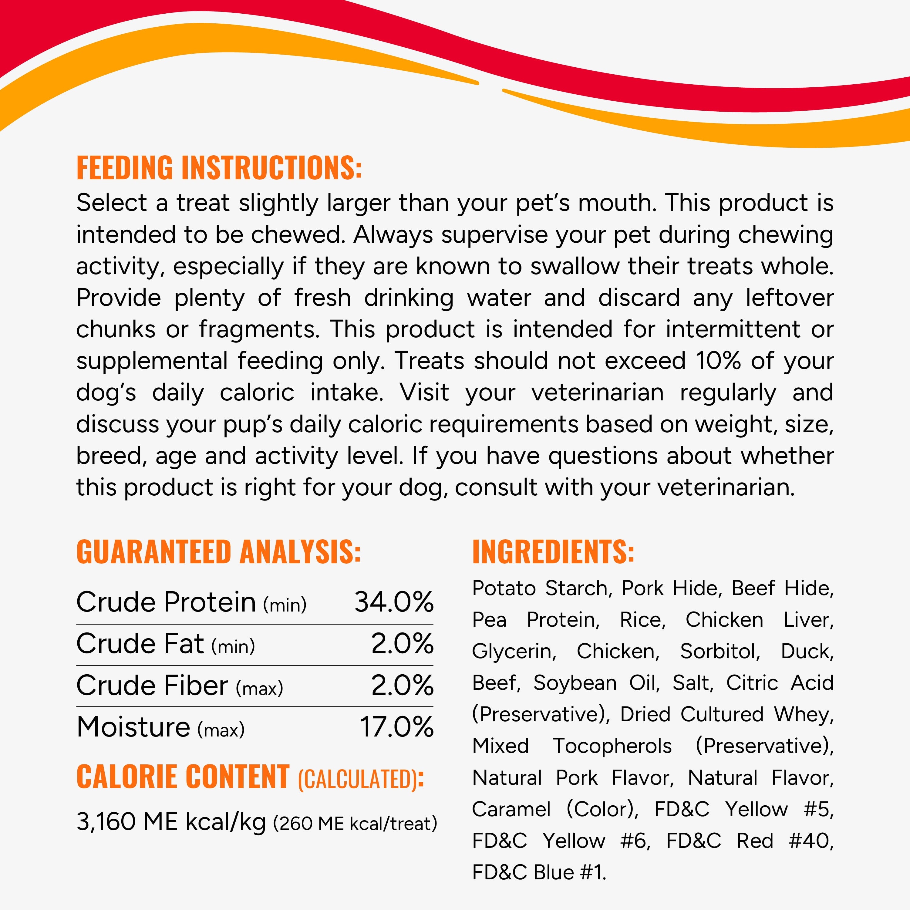 Good ‘n’ Fun Triple Flavor Colossal Kabobs, Rawhide Chews for Extra Large Dogs (+120 lbs), 3 Count