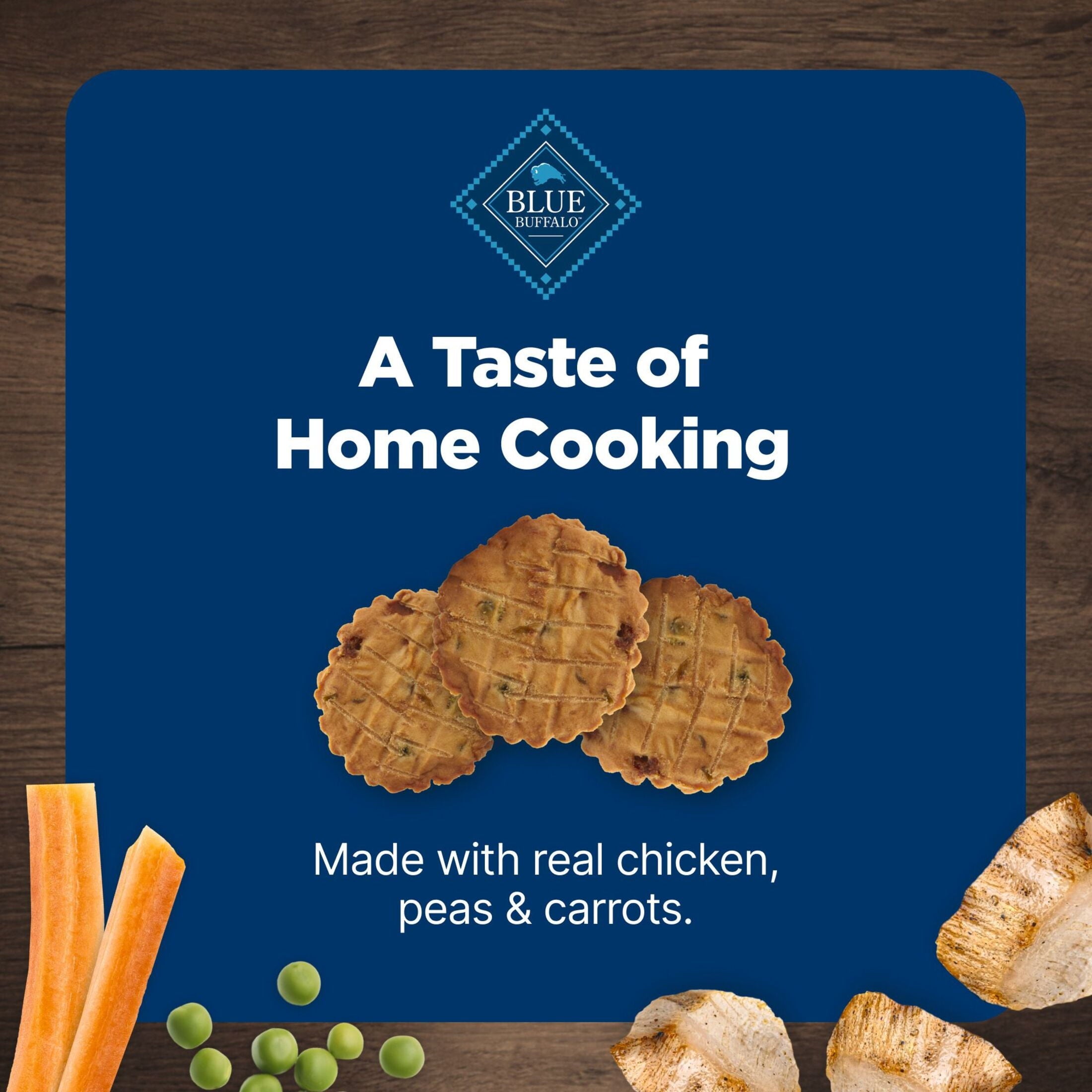 Blue Buffalo Nudges Homestyle Natural Dog Treats Made with Real Chicken, 16-oz. Bag