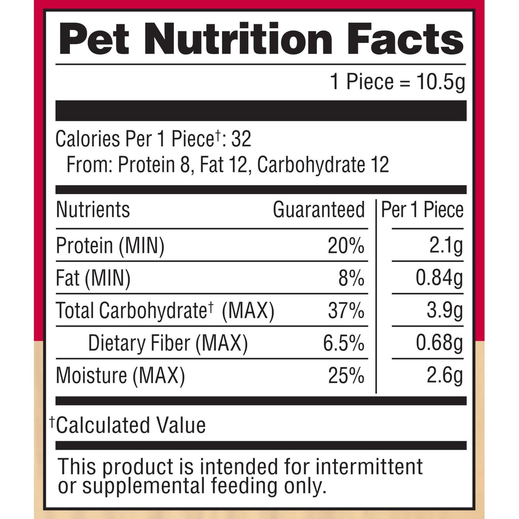 Milo’s Kitchen Chicken & Apple Sausage Slices Dog Treats, 18 oz Bag