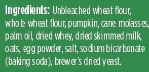 Blue Dog Bakery Pumpkin Doggie Paws 10oz