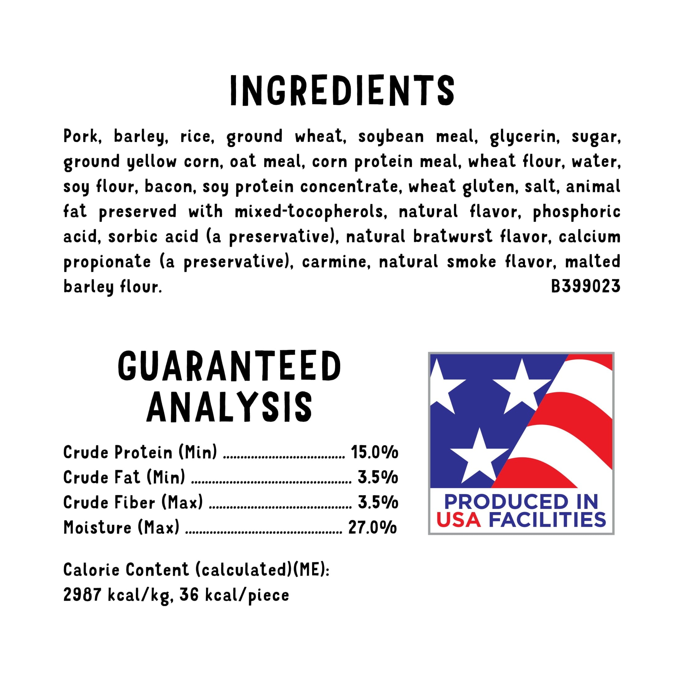 Purina Beggin' Strips Dog Treats with Real Bacon & Bratwurst Flavors Tender Chews, 25 oz Pouch