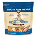 Golden Rewards Peanut Butter Flavor Biscuit Wrapped with Chicken Dry Biscuit Treats for Dogs, 32 oz