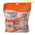 Healthy Hide Good 'n' Fun Triple-Flavor Bones - Beef, Pork & Chicken Medium - 3 Pack - 6" Bones - Pack of 4