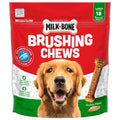 Milk Bone Brushing Chews Daily Dental Dog Treats, Large, 24.2 oz Bag, 18 Bones Per Bag