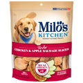 Milo’s Kitchen Chicken & Apple Sausage Slices Dog Treats, 18 oz Bag