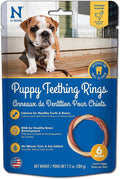 N-Bone Puppy Teething Rings Puppy Chicken Flavor Treat for Puppies 6 Each