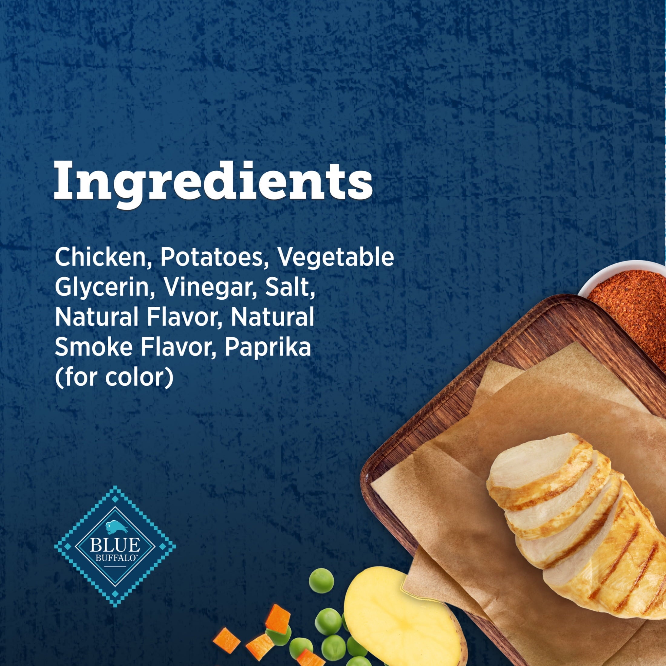 Blue Buffalo True Chews Premium Jerky Cuts Natural Dog Treats, Chicken 4oz bag