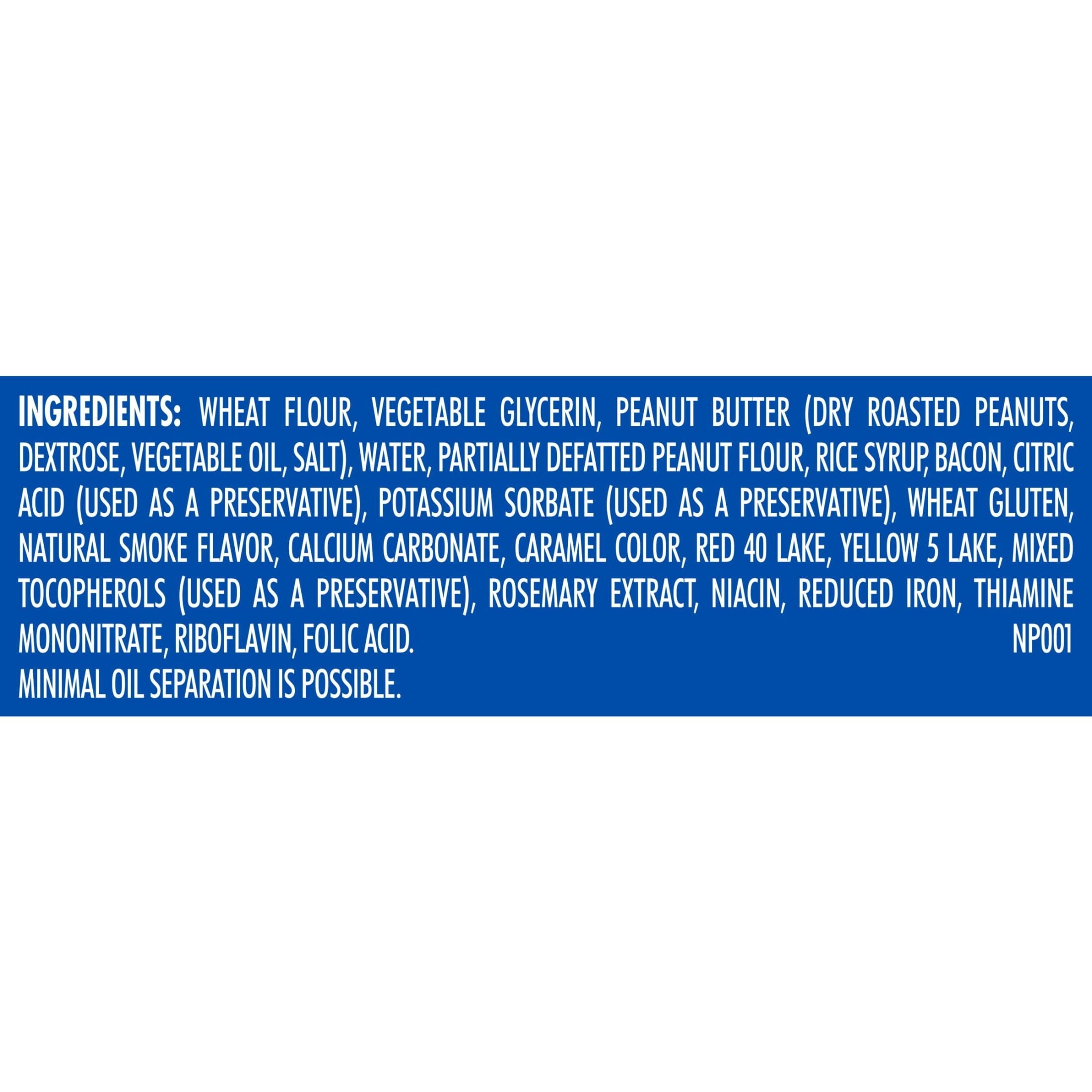 Milk Bone Peanut Buttery Bites Soft Dog Treats With Real Peanut Butter & Bacon, 11.8 oz Bag