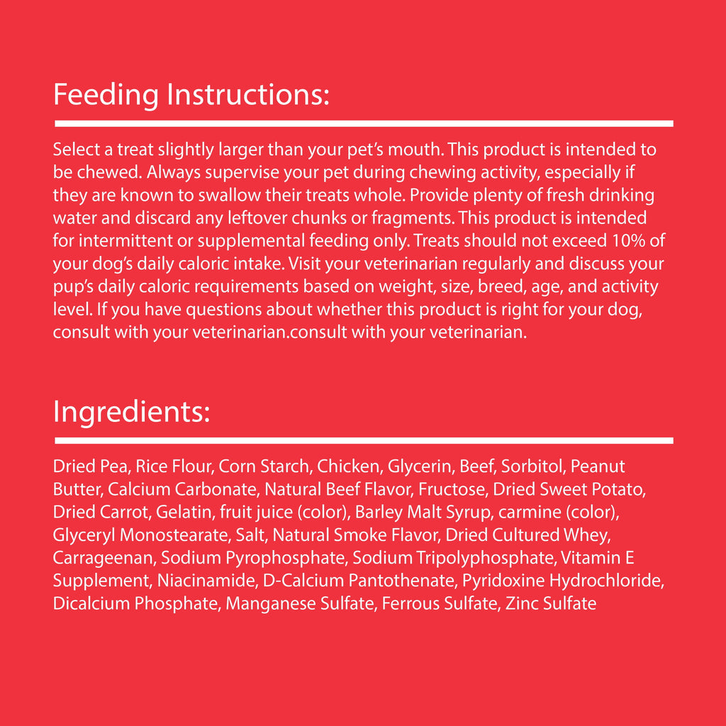 DreamBone Double Protein Chews with Real Chicken and Sirloin, Rawhide-Free Chews for Dogs, 10 Count