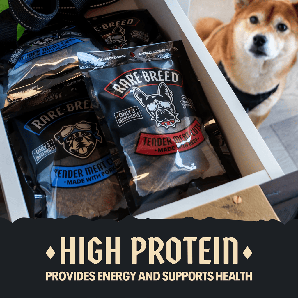 Rare Breed Pet Treats, Made with Pork, Dog Treats, Tender Meat Cuts, 1 Ounce