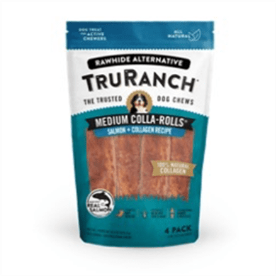 TruRanch Medium Salmon Collagen Rolls, 4 Count